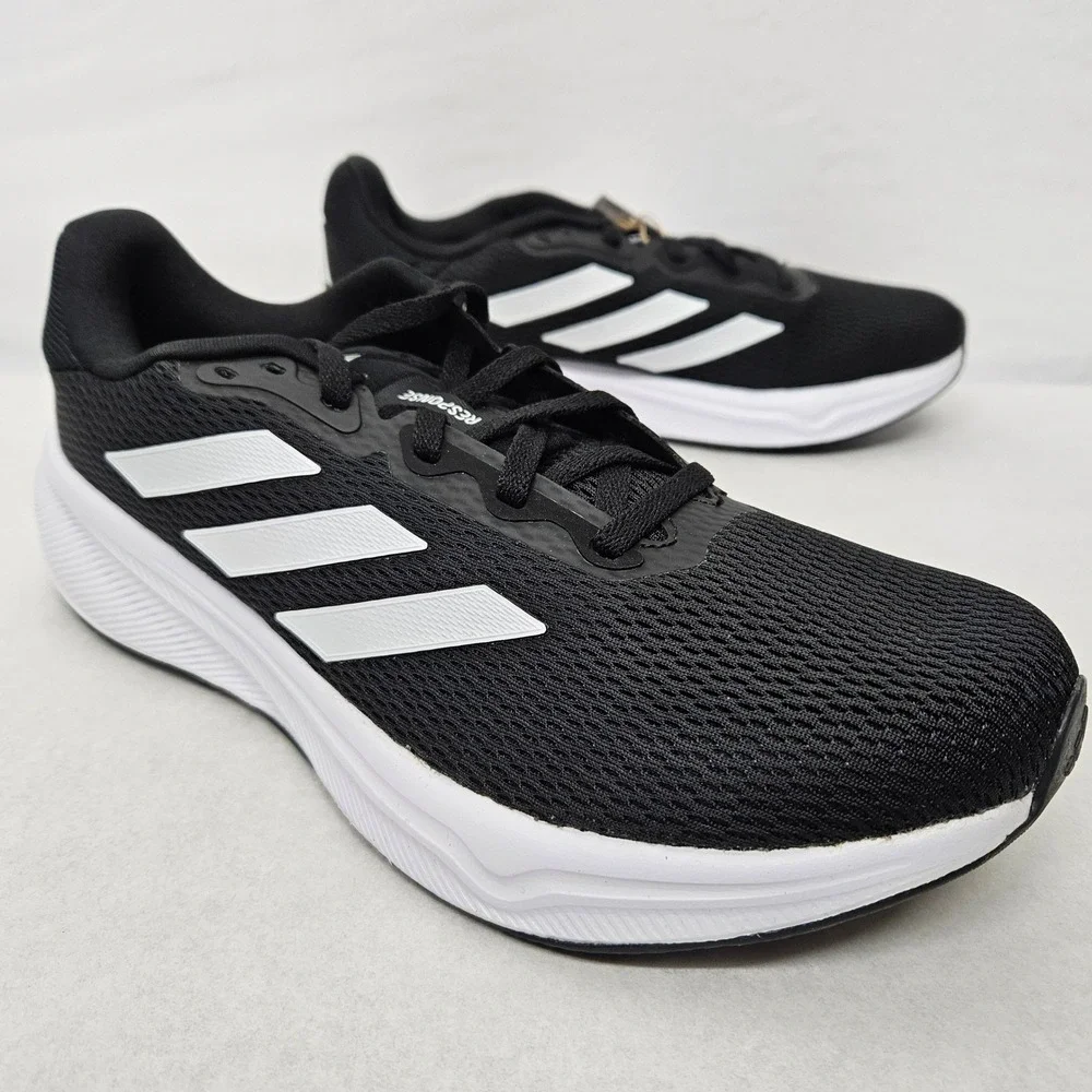 Adidas Response Running Shoes IH6007 Core Black White Men's Size‎ 9.5